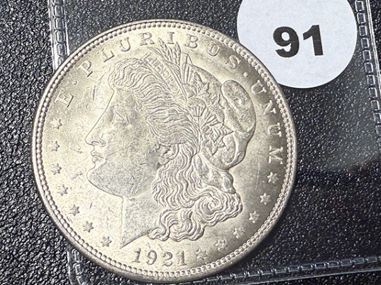 1921 Morgan Dollar, AU