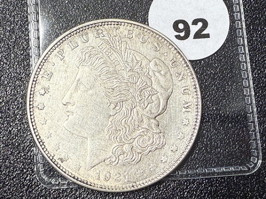 1921 Morgan Dollar, AU