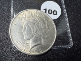 1922 Peace Dollar, UNC