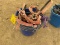 (3) Feed Buckets, Halters, etc.