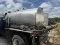 1500 gal. Stainless Steel (H20) Tank, Hoses, on Salvage F700 Truck, NO Title