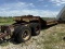 1946 22 ft. Lowboy, 4 ft. Dove, Fold Over Ramps, Sells w/ H.M. Pull Type Farm Use Caddy, NO Title