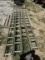 (4) 6 in X 10 ft. Roller Conveyor