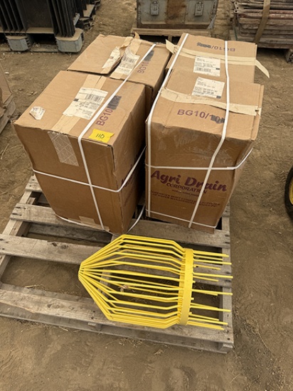 Lot of (5) Agri Drain 10 in. Bar Guards