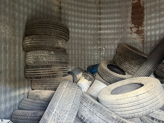 Various Used Tires, Overhead Wire, etc.