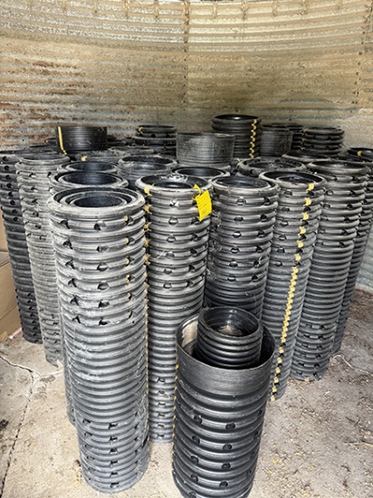 Various 6 in., 8 in, and 10 in. X 4 ft. Tall Tile Pipe