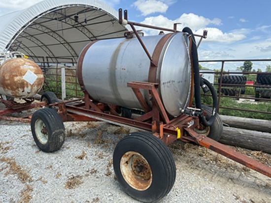 Kory 6072 Running Gear, 430 gal. Stainless Steel Tank