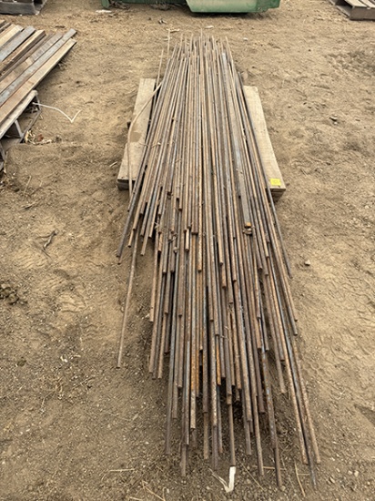 Pallet of 1/2 in. Steel Rods