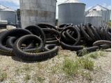 Large Lot of 5 Partial Rolls of 12 in. Tile Pipe, (NO Loading Assistance)