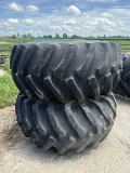 Lot of (2) 28L-26 on 25 in. 8 Bolt Rims