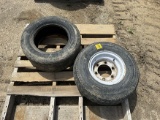 Lot of (2) 20.5-80-10 w/ Rim, 22.5-80-12