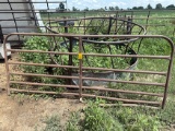 Bale Ring & 10 ft. Pipe Gate, Damaged