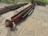10 1/2 ft. Grain Cart Axle, 10 Bolt Hubs