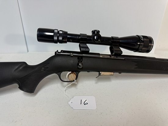 Savage Model 93R17, 17HMR, 2 Clips, Game Stocker Scope, Serial #0201605