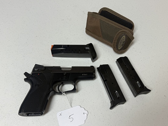 Smith & Wesson Model 6904, 9mm Parabellum, 3 Clips, TET5004, Serial #87547