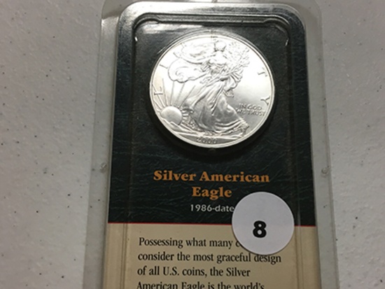 2000 Silver Eagle, UNC
