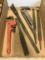 10 In. Pipe Wrench, etc.