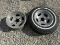 (2) 5 Bolt Universal Mag Wheels, 205/75R15 Tire