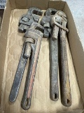 (4) Pipe Wrenches