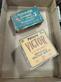 (2) Vintage Shell Boxes, Poor Condition