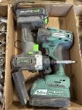 Genesis 20V Drill works w/ Charger & Masterforce Drill, Works, No Charger
