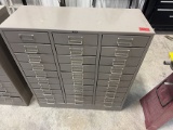 Tennsco 31 In. X 33 in.  Tall, 30 Drawer Cabinet
