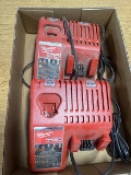(2) Milwaukee M12, M18 Chargers