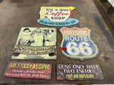 (5) Signs