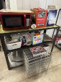 4 ft. Shelf, Microwave, Cutting Board & Misc.