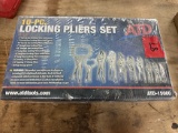 New 10 pc Locking Pliers Set