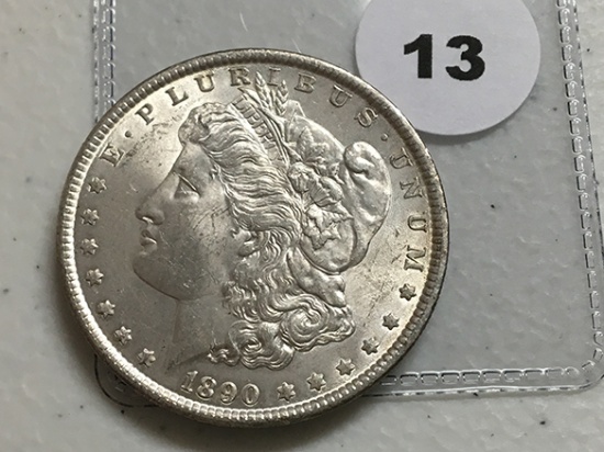 1890 Morgan Dollar, UNC