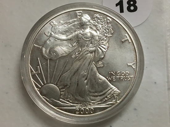 2000 Silver Eagle, UNC