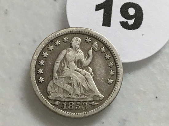 1853 Seated Half Dime