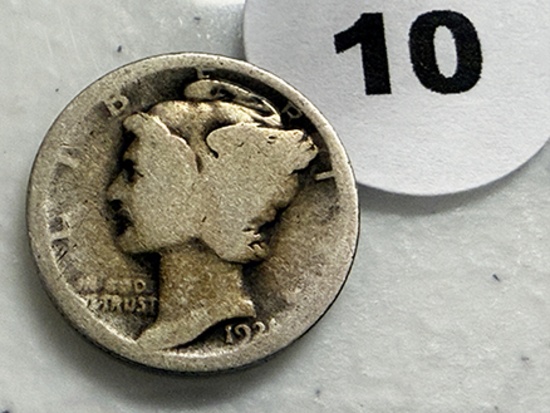 1921 Mercury Dime