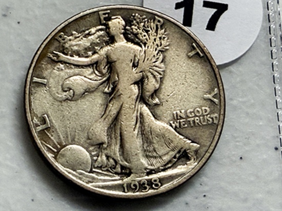 1938-D Walking Liberty Half