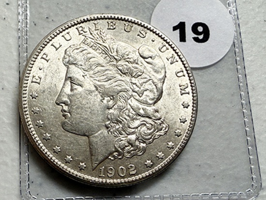 1902-O Morgan Dollar, AU