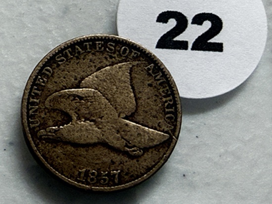 1857 Flying Eagle Cent