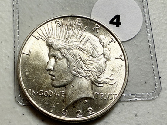 1922 Peace Dollar, UNC