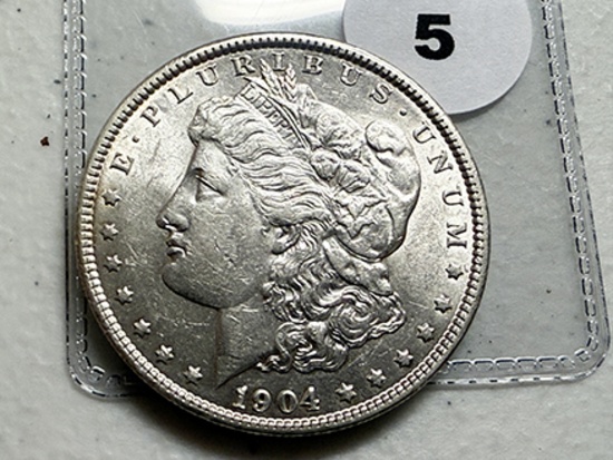 1904 Morgan Dollar, AU