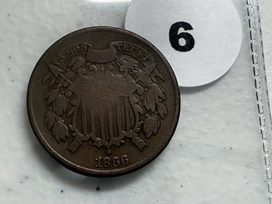 1866 2 Cent Piece