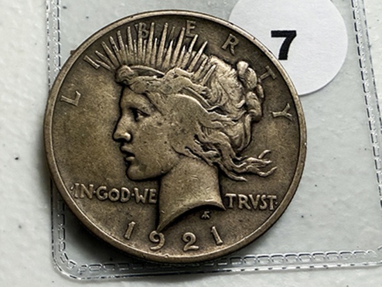 1921 Peace Dollar