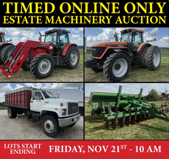 Estate Machinery and Farm Support Auction