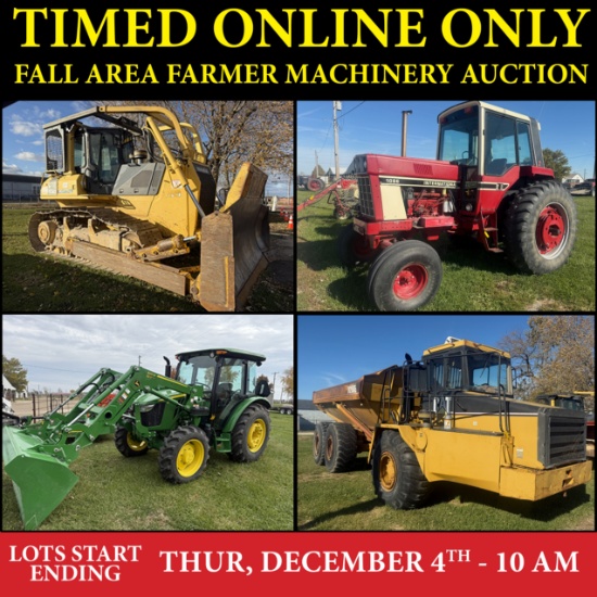 2025 AREA FARMER FALL MACHINERY AUCTION