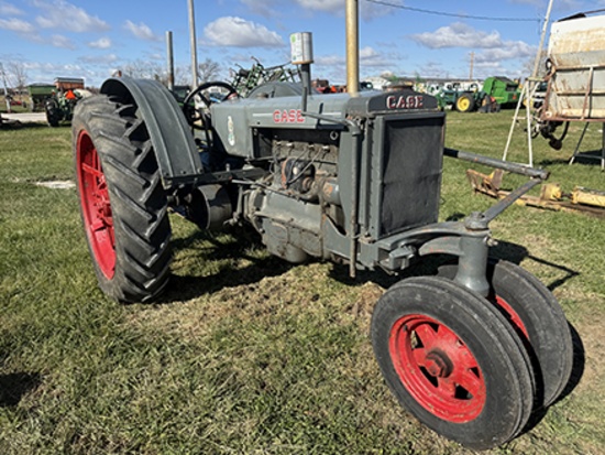 1936 Case Tractor, New Front Tires, Non Running | Farm Equipment ...