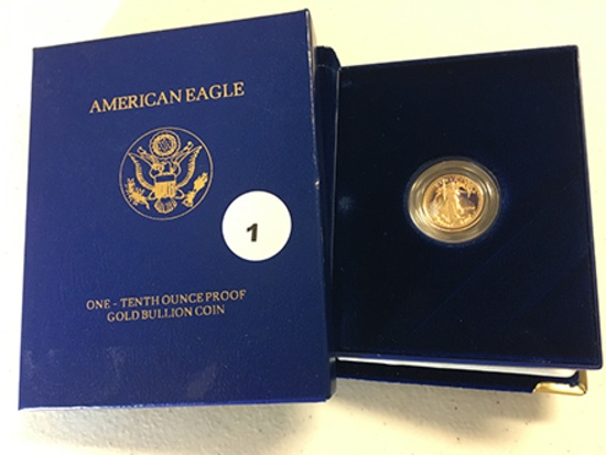 1996-W 1/10th Ounce Gold, Proof