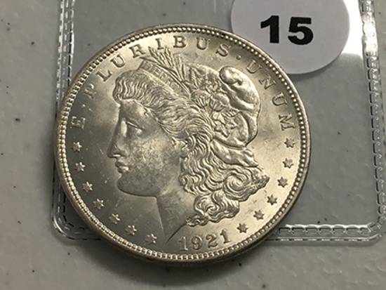 1921 Morgan Dollar, AU