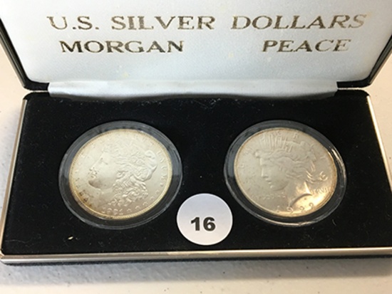 1921 Morgan Dollar, 1922 Peace Dollar Set