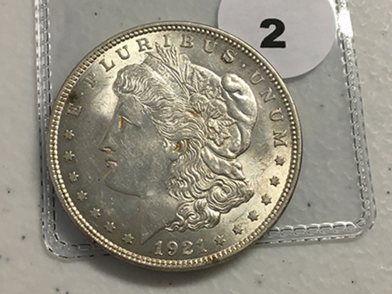 1921 Morgan Dollar, AU