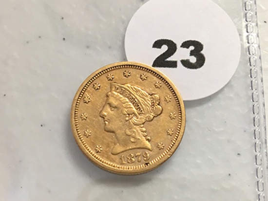 1879-S $2 1/2 Liberty Gold
