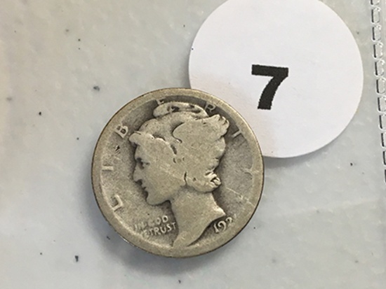 1921 Mercury Dime